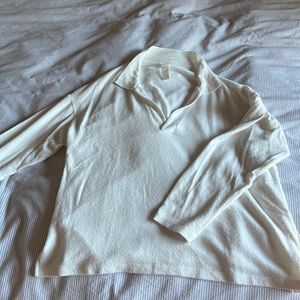 Cozy collared long sleeve